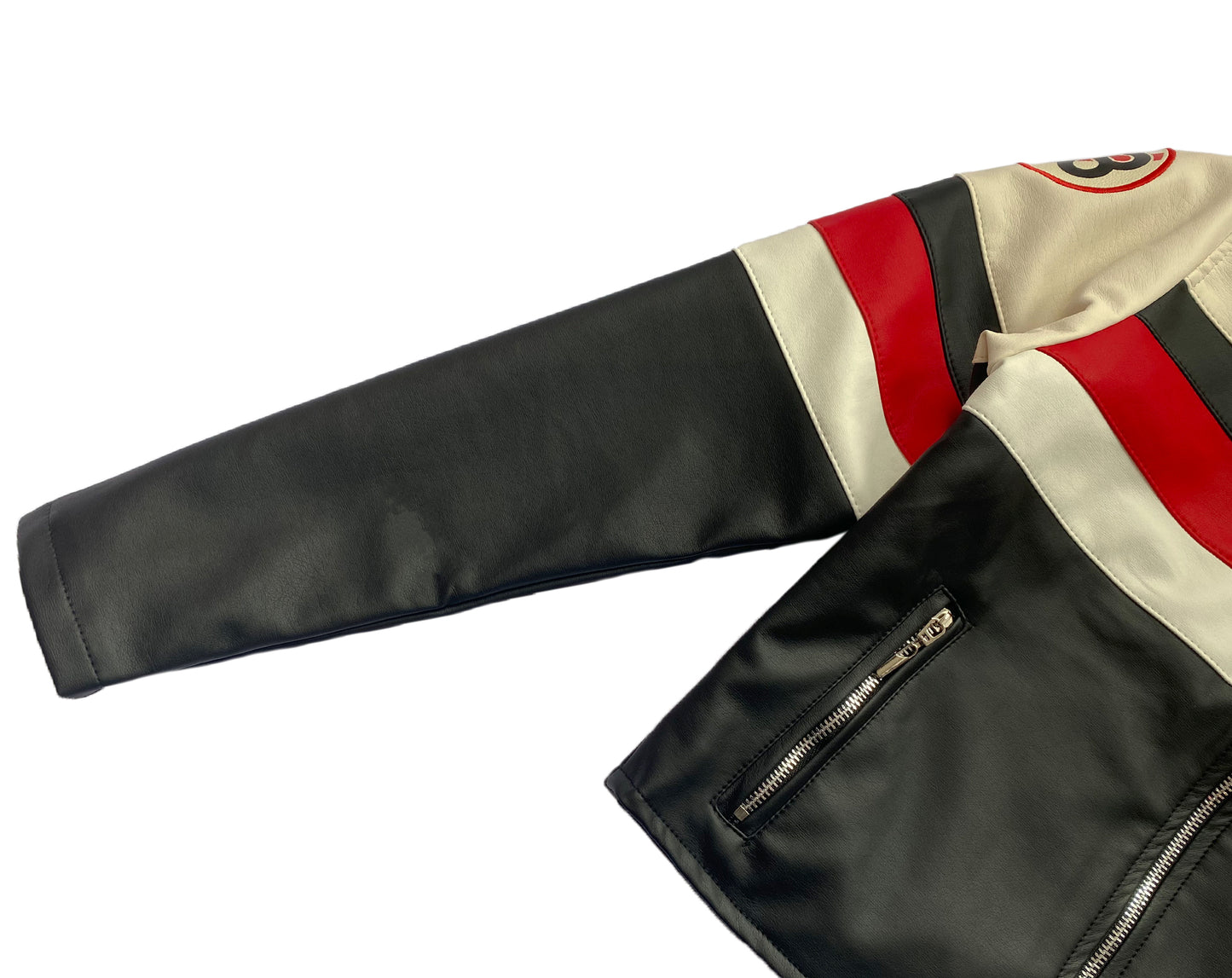 CHAQUETA MOTERA ROJA RACE 53