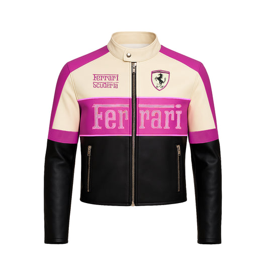 CHAQUETA MOTERA PURPURA FERRARI