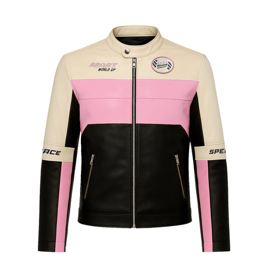 CHAQUETA MOTERA ROSADA RACING GP